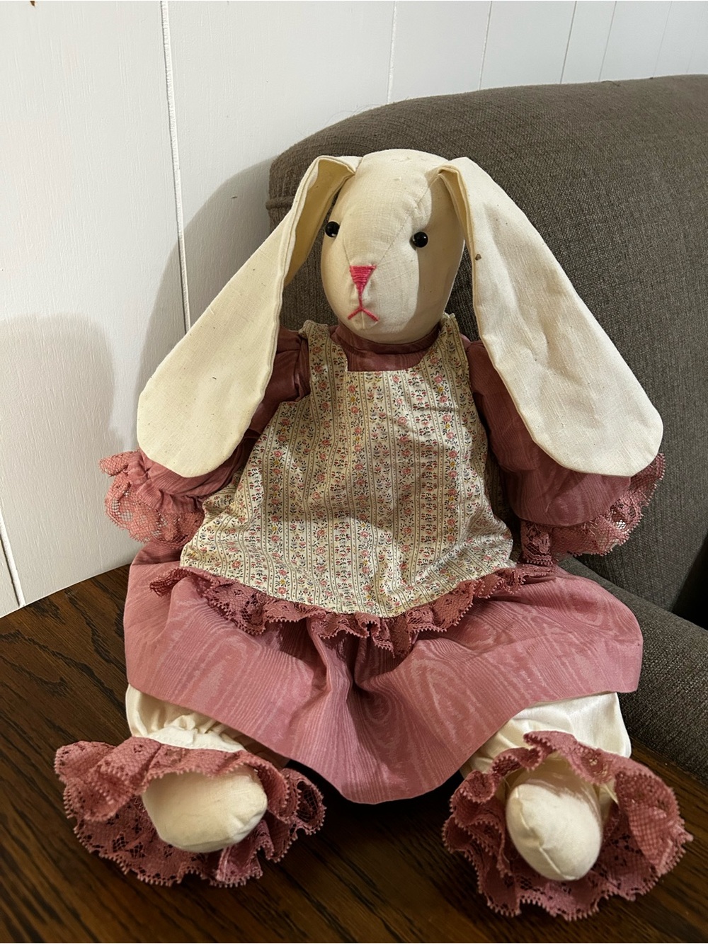 Vintage Handmade Bunny Doll